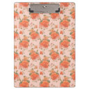 Search for floral clipboards Orange