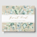 Search for rustic wedding guest books Botanical