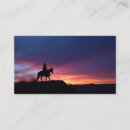 Search for cowboy business cards Horse