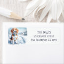Search for winter landscape return address labels Cold