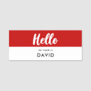Search for hello my is name tags Modern