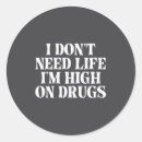 Search for drugs stickers Handmade