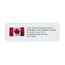 Search for canada flag return address labels Patriotic