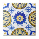 Search for yellow white pattern tiles Mediterranean
