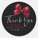 Search for red ribbon bow stickers Coquette
