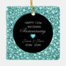 Search for 10th wedding anniversary christmas tree decorations Silver