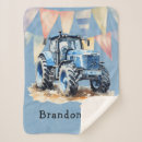 Search for farm tractor blankets Blue