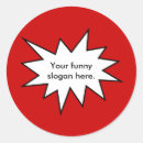 Search for funny slogan stickers Text