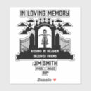 Search for condolence stickers In loving memory