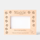 Search for wooden picture frames Pet loss