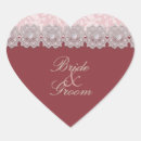 Search for raspberry wedding stickers Damask