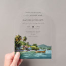 Search for caribbean invitations Watercolor