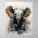Search for baby animal posters Elephant
