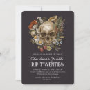 Search for floral skull invitations Gothic