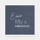 Search for silver napkins Fifty