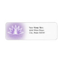 Search for meditation return address labels Lotus flower