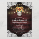 Search for wood and lace wedding invitations Rustic
