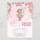 Search for ballerina bear invitations Girl