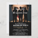Search for funny bachelor party invitations Groom