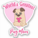 Search for pug mom stickers Pet