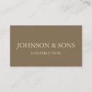 Search for property business cards Contractor