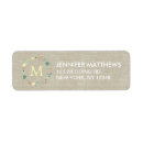 Search for burlap flowers return address labels Vintage