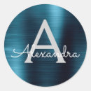 Search for blue metallic stickers Elegant