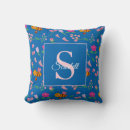 Search for royal blue cushions Watercolor