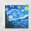 Search for van gogh starry night invitations Blue