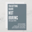 Search for getting old invitations Humour