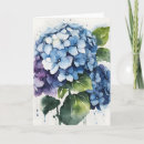 Search for hydrangea cards Watercolor