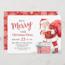 Search for funny santa claus invitations Modern