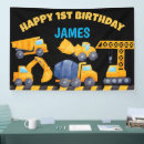 Search for construction birthday banners Crane