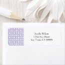 Search for circle return address labels Purple
