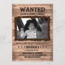 Search for wanted poster birthday invitations Cowgirl