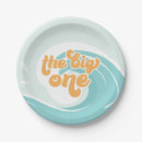Search for beach waves paper plates Surfing