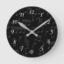 Search for music notes pattern clocks Musical