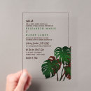 Search for monstera wedding invitations Island