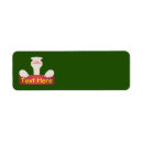 Search for ostrich return address labels Funny