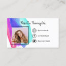 Search for blue stripe business cards Feminine