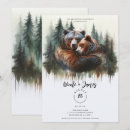 Search for bear wedding invitations Forest