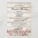 Search for rustic chic bridal shower invitations Wood