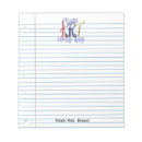 Search for lined paper notepads End of year