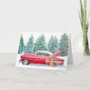 Search for old car christmas cards Snow