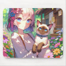 Search for siamese cat mousepads Flowers