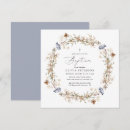 Search for square christening invitations Wildflower