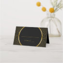 Search for 1920 place cards Black and gold