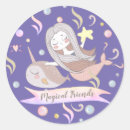 Search for purple mermaid stickers Whimsical