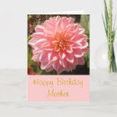 Search for dahlia birthday cards Pink