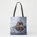 Search for sea otter tote bags Animals in the wild